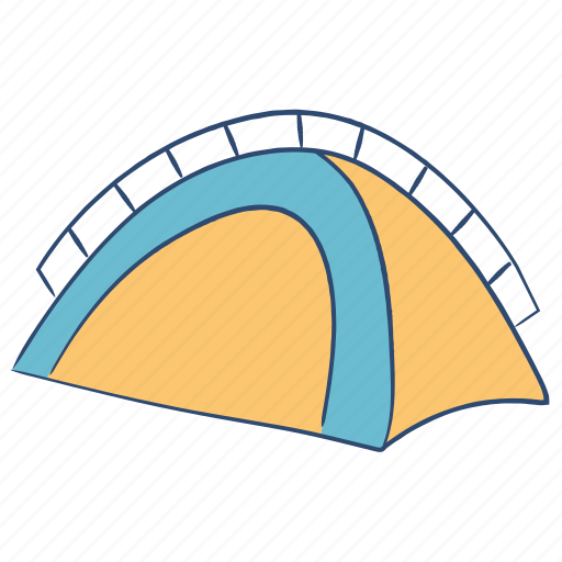 Tent, camping, travel, outdoor, camp, adventure, dome tent icon - Download on Iconfinder