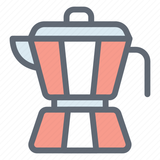 Breakfast, silver, coffee, pot, caffeine icon - Download on Iconfinder