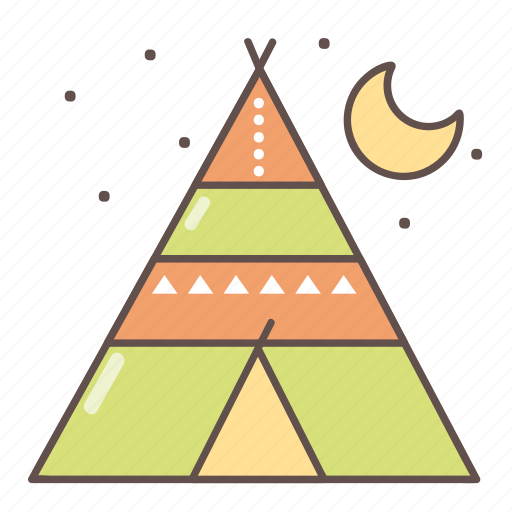 Camping, travelling, wigwam, hiking, outdoors, travel icon - Download on Iconfinder