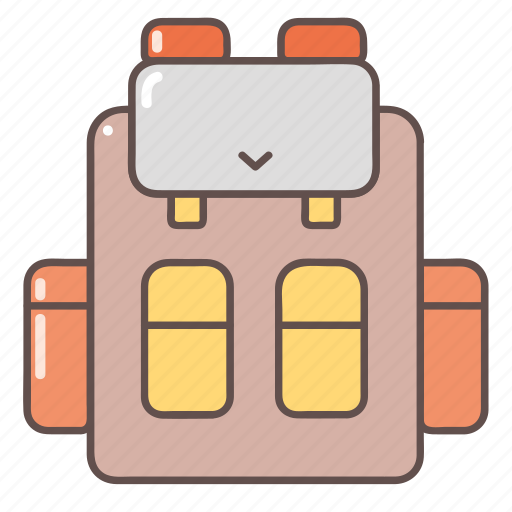 Bag, camping, travel backpack, hiking, outdoors icon - Download on Iconfinder