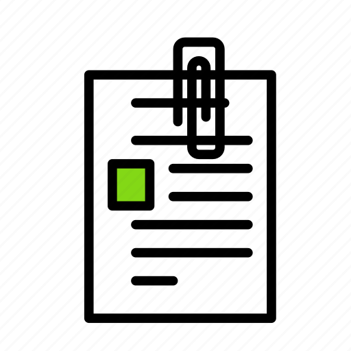 Clip, desk, job, office, paper icon - Download on Iconfinder