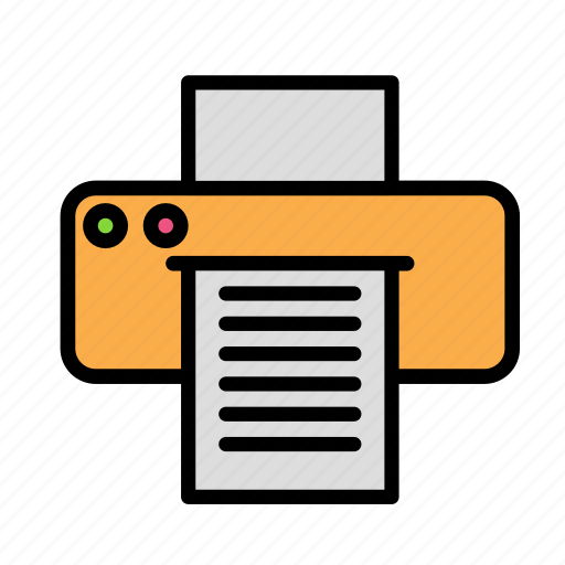 Desk, job, office, printer icon - Download on Iconfinder