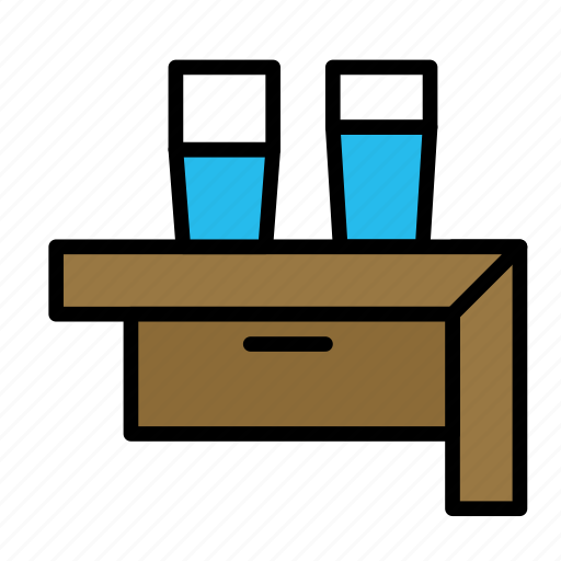 Desk, job, office, water icon - Download on Iconfinder