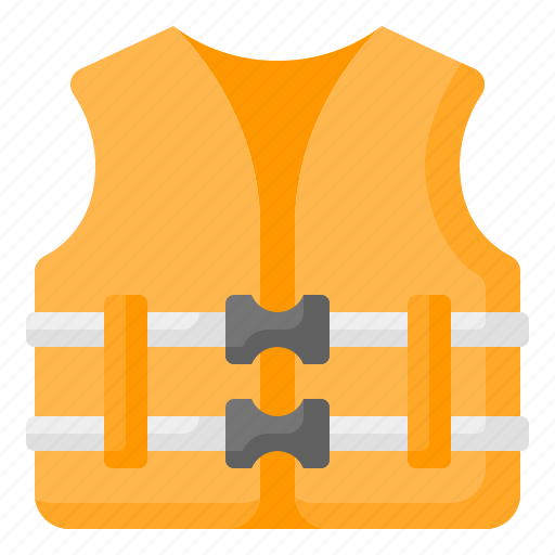 Life jacket, life vest, reflective vest, high visibility vest, vest, safety, security icon - Download on Iconfinder