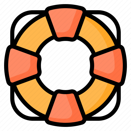 Lifebuoy, lifeguard, lifesaver, life ring, floating, ring, help icon - Download on Iconfinder