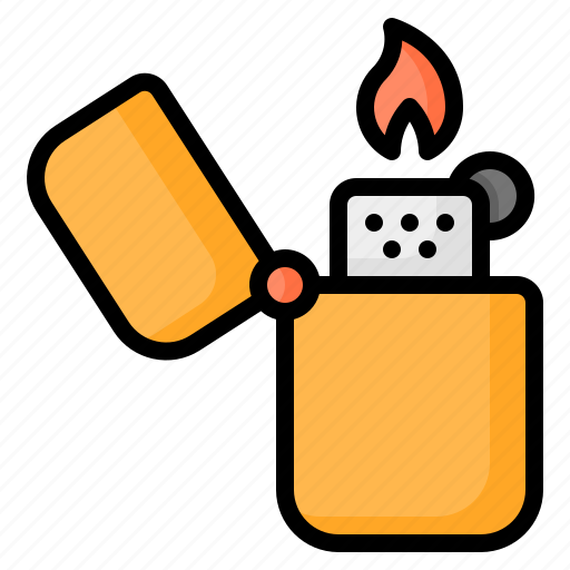 Lighter, fire, flame, gas, zippo, smoking, camping icon - Download on Iconfinder