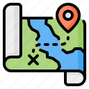 map, location, placeholder, pin, pointer, track, paper roll
