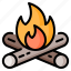 bonfire, campfire, fire, firewood, fireplace, flame, camping 