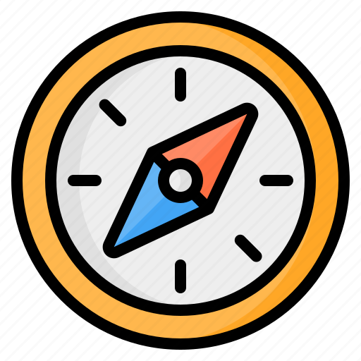 Compass, cardinal points, direction, location, navigation, map, travel icon - Download on Iconfinder