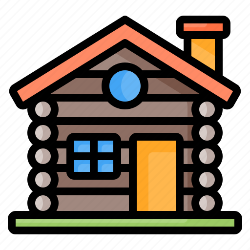 Cabin, lodge, shelter, wood, wooden, house, home icon - Download on Iconfinder
