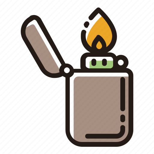Fire, flame, lighter, light icon - Download on Iconfinder