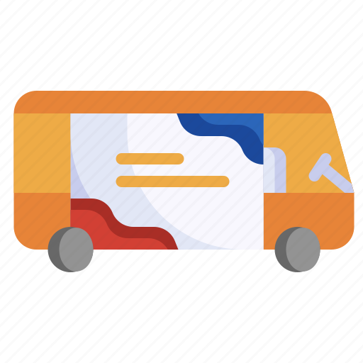 Bus, advertisement, transportation, marketing, vehicle icon - Download on Iconfinder