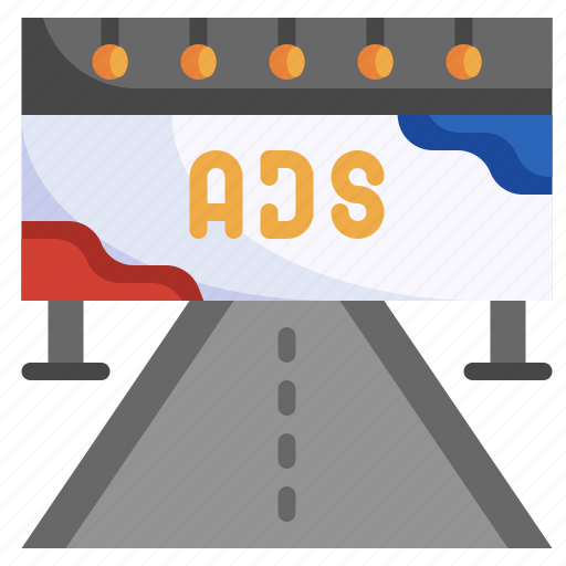 Road, sign, advertisement, outdoor, billboard, marketing icon - Download on Iconfinder