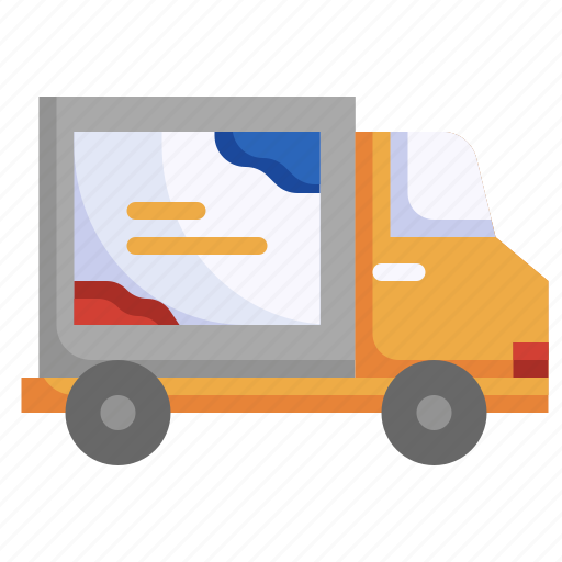 Truck, ads, transportation, marketing, vehicle icon - Download on Iconfinder