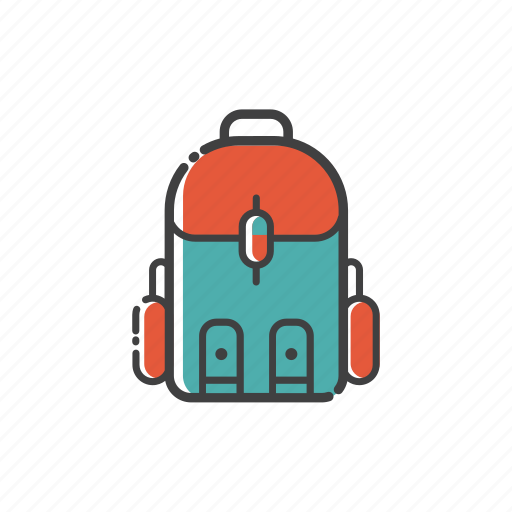 Bag, man, outdoor, rancel, sack, school, travel icon - Download on Iconfinder