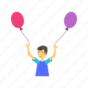 balloon, balloons, celebrate, celebration, child, colorful, happy