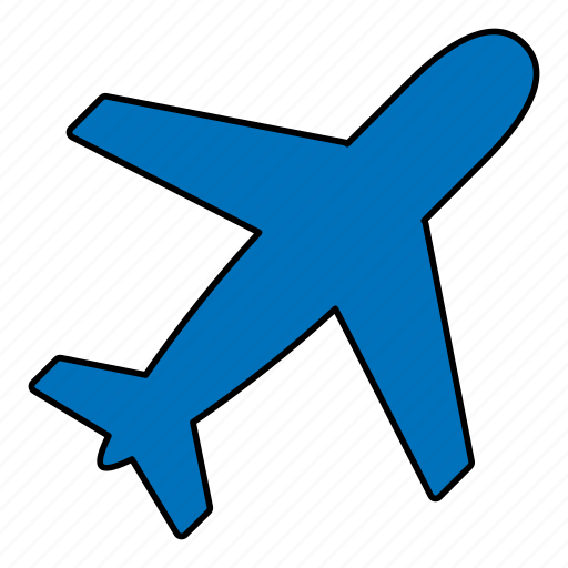 Airplane, airport, flight, fly, plane, travel icon - Download on Iconfinder
