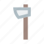 axe, hatchet, tool, weapon, wood 