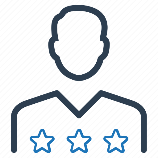 Client rating, executive, star user icon - Download on Iconfinder