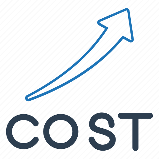 Cost, high cost, increase, rising costs icon - Download on Iconfinder