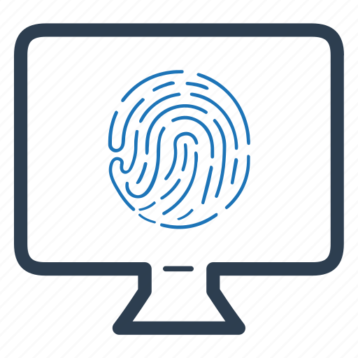 Fingerprint, online, protection, security icon - Download on Iconfinder