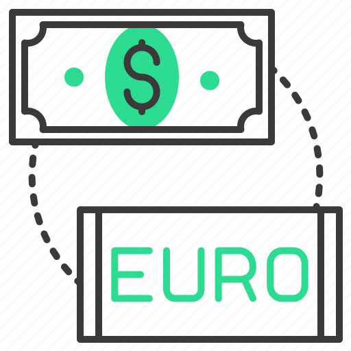 Dollar, euro, exchange, finance, money icon - Download on Iconfinder