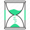 business, clock, sand glass, time