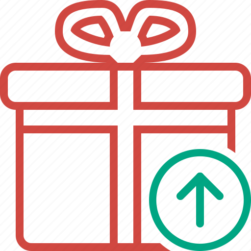 Box, christmas, gift, present, upload, xmas icon - Download on Iconfinder