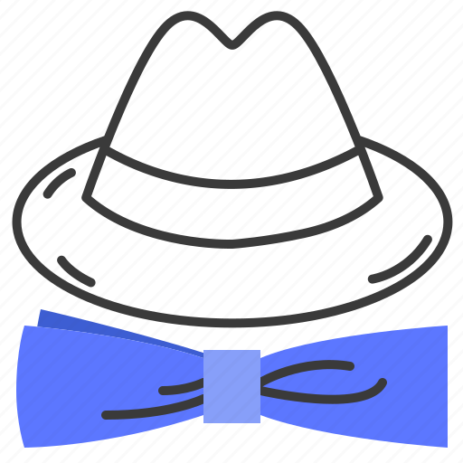 Accessories, clothing, fashion, hat, man, style, tie icon - Download on Iconfinder