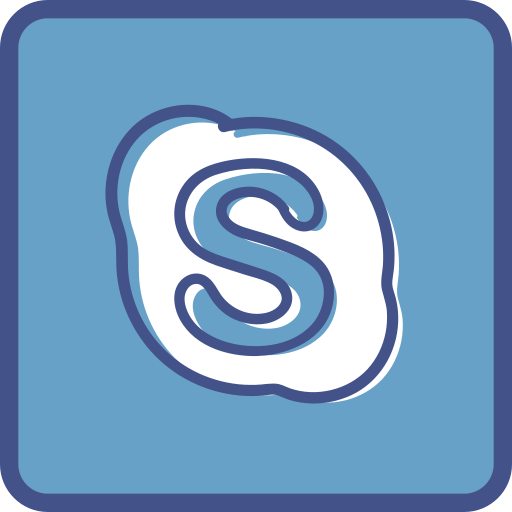 Metro, outline, skype icon - Free download on Iconfinder