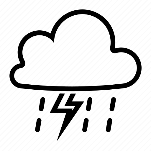Bolt, light, rain, typhoon, weather icon - Download on Iconfinder