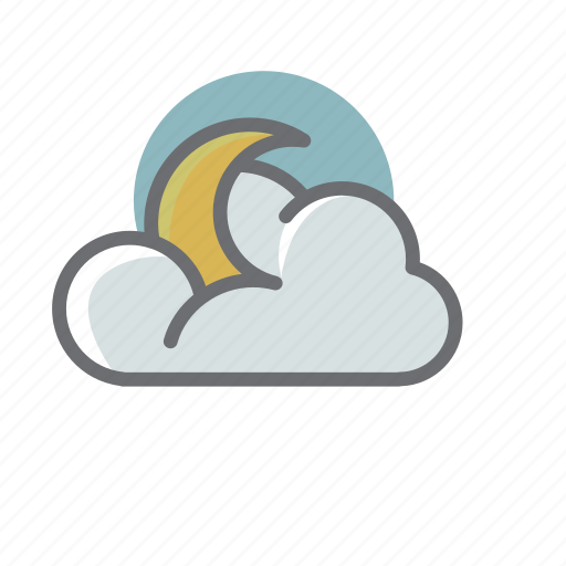 Weather, cloud, night, moon icon - Download on Iconfinder