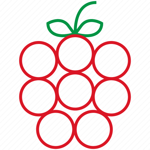 Food, fruit, outline, raspberry icon - Download on Iconfinder