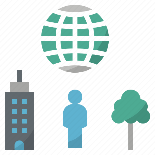 City, ecological, environment, globe, human icon - Download on Iconfinder