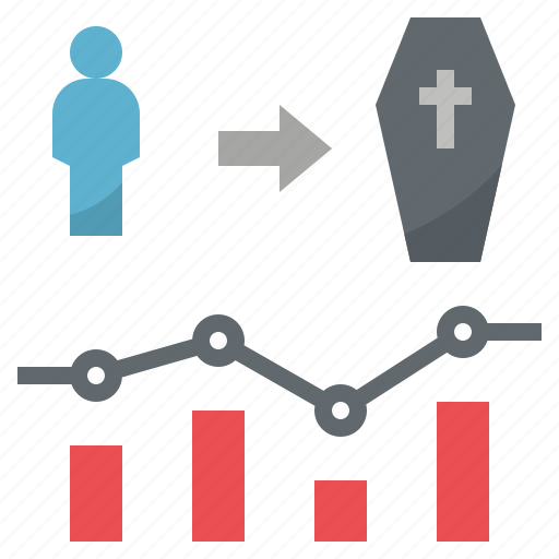 Death, mortality, population, rate, statistic icon - Download on Iconfinder