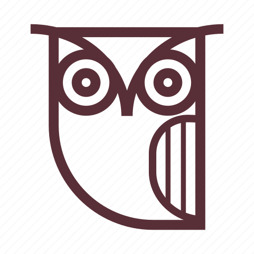 Bird, education, night bird, owl, owl bird, owl face, wise icon - Download on Iconfinder