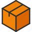 box, cardboard, cube, isometric, package, square 