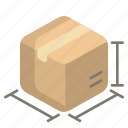 package, delivery, dimension, perspective, geometric, construction, box, engineering, reality