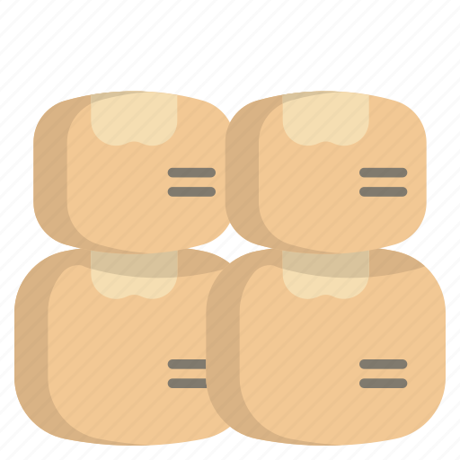 Package, delivery, stacks, shipping, packaging, cargo, storage icon - Download on Iconfinder