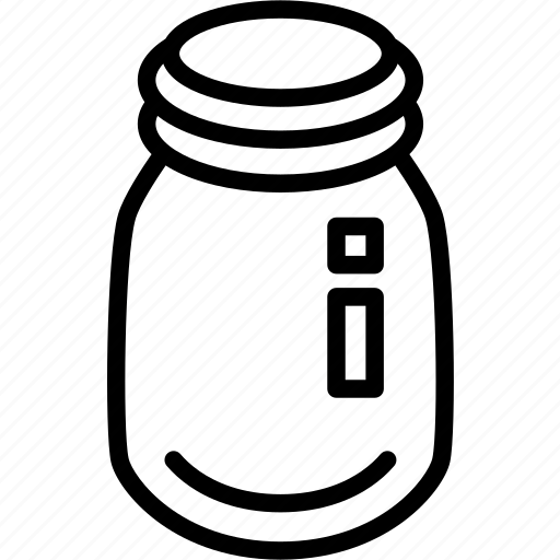 Jar, glass, container, lid, preserve icon - Download on Iconfinder