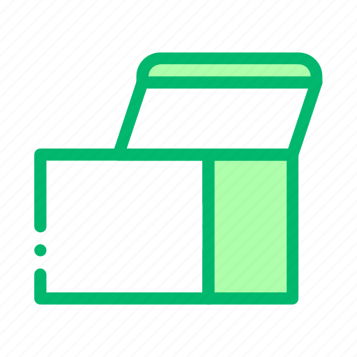 Box, cardboard, carton, opened, square icon - Download on Iconfinder