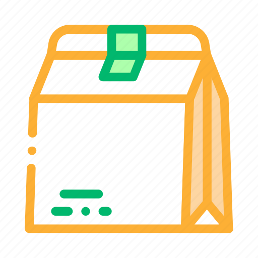 Bag, closed, food, packaging, paper icon - Download on Iconfinder