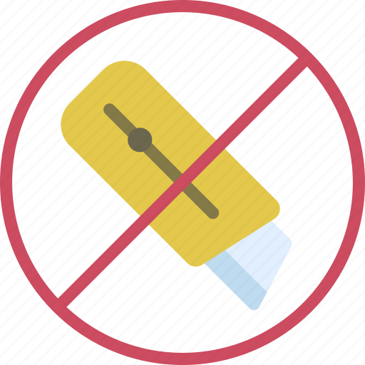 No, blades, logistics, knife, cut, open icon - Download on Iconfinder