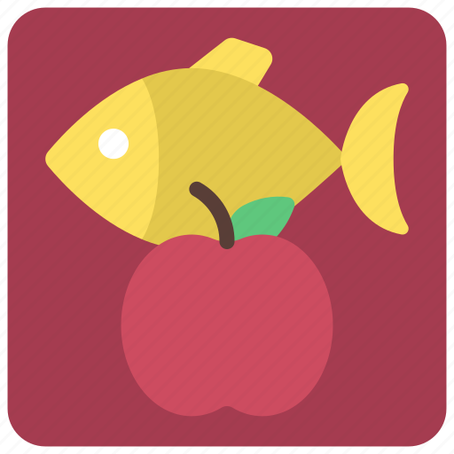 Perishable, goods, logistics, fish, apple icon - Download on Iconfinder