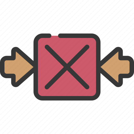 Do, not, pinch, logistics, squeeze, squash icon - Download on Iconfinder