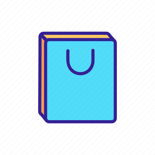 Box, contour, decoration, gift, package, packaging, present icon - Download on Iconfinder