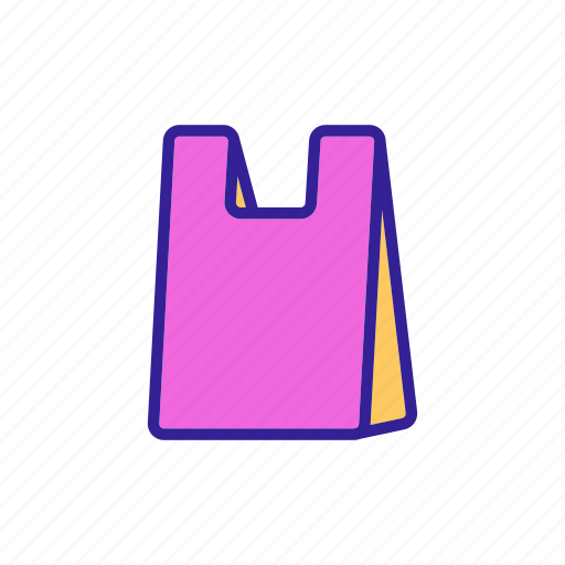 Cardboard, contour, handle, merchandise, package, packaging icon - Download on Iconfinder