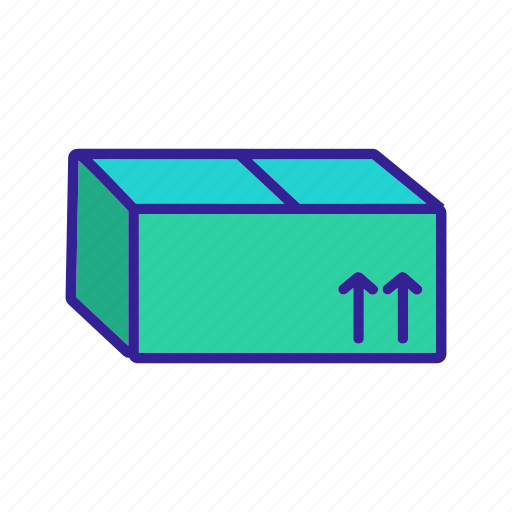 Box, contour, gift, package, packaging, parcel icon - Download on Iconfinder