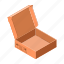 box, carton, isometric, package, shoe, template 