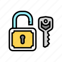 key, padlock, lock, safe, password, privacy